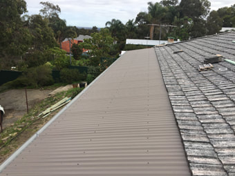 Colorbond tin roof replacement Perth